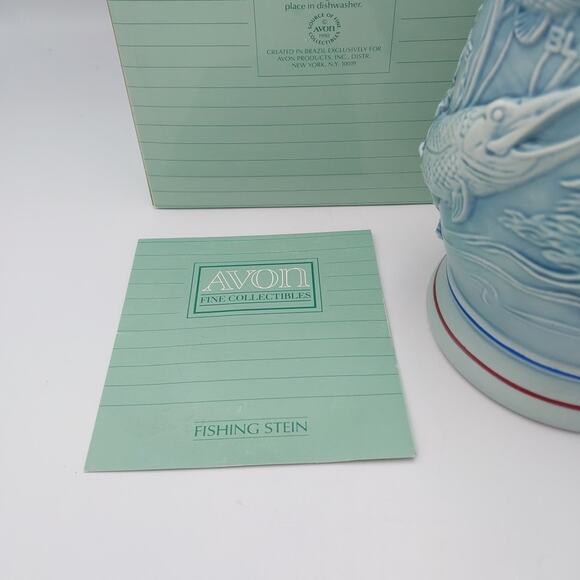 1990 Avon ~ Fishing Stein #195894 ~ with Box‎ - Picture 4 of 6